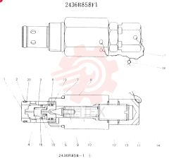 VALVE PRESSURE RELIE 2436R858F1