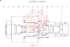 VALVE PRESSURE RELIE 2436U1143F1