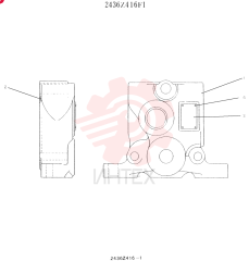 Схема (K907LC) - MARK II EXCAVATOR ASN YQ0565 (NA) (1/87-12/03) 2436Z416F1