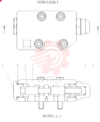 Схема (K907LC) - MARK II EXCAVATOR ASN YQ0565 (NA) (1/87-12/03) 2436U1433F1