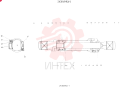 Схема (K907LC) - MARK II EXCAVATOR ASN YQ0565 (NA) (1/87-12/03) 2438U992F1