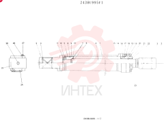 Схема (K907LC) - MARK II EXCAVATOR ASN YQ0565 (NA) (1/87-12/03) 2438U995F1