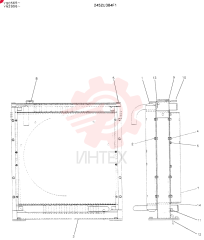 Схема (K907LC) - MARK II EXCAVATOR ASN YQ0565 (NA) (1/87-12/03) 2452U384F1