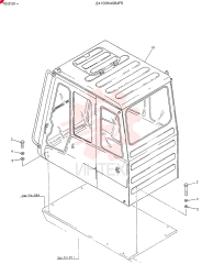 Схема (K907LC) - MARK II EXCAVATOR BTW YQ0101 - YQ0564 (1/87-12/03) 24100N4084F6