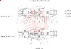Схема (K907LC) - MARK II EXCAVATOR BTW YQ0101 - YQ0564 (1/87-12/03) 2436R684F1