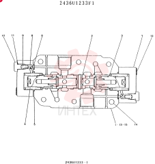 BRAKE VALVE 2436U1233F1