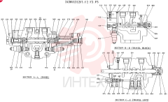 Схема (K907LC) - MARK II EXCAVATOR BTW YQ0101 - YQ0564 (1/87-12/03) 2436U1312F1 (3)