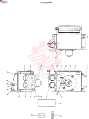 Схема (K907LC) - MARK II EXCAVATOR BTW YQ0101 - YQ0564 (1/87-12/03) 24100J6257F2