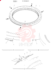 Схема (K907LC) - MARK II EXCAVATOR BTW YQ0101 - YQ0564 (1/87-12/03) 24100N3981F2
