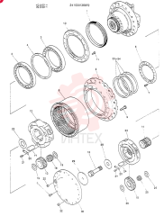 GEAR REDUCTION UNIT 24100X1366F2