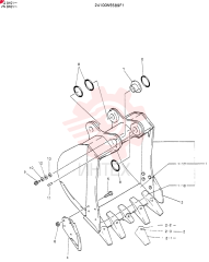 BUCKET ASSY, 0.6M³