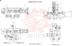 Схема (K907LC) - MARK II EXCAVATOR BTW YQU0001 - YQU0400 (1/87-12/03) 2436U1252F1 (1)