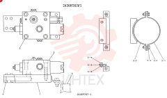 VALVE ASSY, HOLDING, CONSISTS OF THE FOLLOWING PARTS 2436R767F1