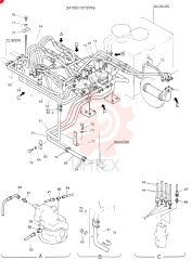 HYDR LINES, UPP 24100J10737F5 (1)