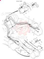 Схема (K907LC) - MARK II EXCAVATOR BTW YQU0001 - YQU0400 (1/87-12/03) 24100J11688F1