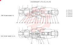 Схема (K909LC) - MARK II EXCAVATOR BTW LL1207 - LL1487 (1/87-12/03) 2436R684F1