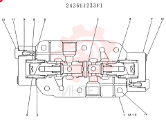 BRAKE VALVE 2436U1233F1