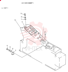 Схема (K909LC) - MARK II EXCAVATOR BTW LL1207 - LL1487 (1/87-12/03) 24100N5386F1