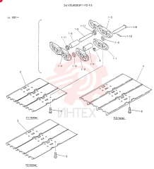 Схема (K909LC) - MARK II EXCAVATOR BTW LL1207 - LL1487 (1/87-12/03) 24100J6353F1