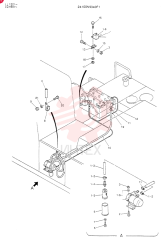 Схема (K909LC) - MARK II EXCAVATOR BTW LL1207 - LL1487 (1/87-12/03) 24100J9340F1