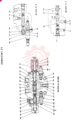 Схема (K909LC) - MARK II EXCAVATOR ASN LL1488 (1/87-12/03) 2436U1231F1 (2)