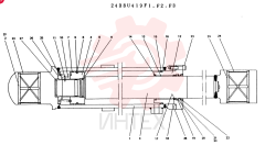 Схема (K909LC) - MARK II EXCAVATOR ASN LL1488 (1/87-12/03) 2438U419F1