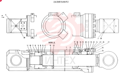 CYLINDER ASSY CONSISTS   OF THE FOLLOWING PARTS 2438U588F
