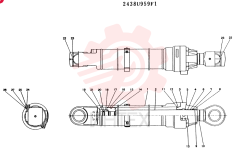 Схема (K909LC) - MARK II EXCAVATOR ASN LL1488 (1/87-12/03) 2438U992F1 (1)