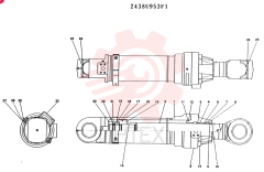 CYLINDER 2438U953F1