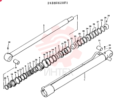 CYLINDER,ARM CONSISTS THE FOLLOWING PARTS 2458U620F1