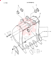 BUCKET ASSY, 1.0 M3