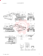 Схема (K916) - EXCAVATOR ASN LS0007 (1/86-12/03) 24100X2388F6