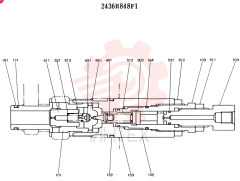 VALVE PRESSURE RELIE 2436R848F1