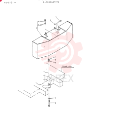 Схема (K916LC) - EXCAVATOR ASN YS0119 (1/87-12/03) 24100N4077F2
