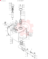 Схема (K916LC) - EXCAVATOR ASN YS0119 (1/87-12/03) 24100J8862F1