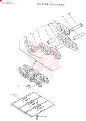 INSTAL,   CRAWLER   TRACK 24100N3782F15