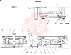 Схема (K916LC) - MARK II EXCAVTOR ASN YS0201 (1/89-12/03) 2448U244F1