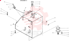 TANK ASSY. FUEL CONSISTS OF REF. 4 TO 36
