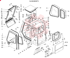 CAB ASSY, CONSISTS OF REF 2 TO 81