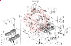 HYDR LINES UPP INCL. REF. 3 TO 55