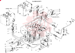 HYDR LINES, UPP CONSISTS OF REF. 1 TO 42, Serial Range: L-70106-L-70151