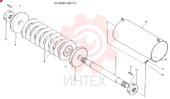 SPRING ASSY, TRACK,CONSISTS OFREF 2 TO 13