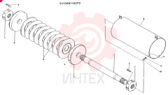 Схема (K935) - EXCAVATOR BTW L70106 - L70166, LU0067 (1/76-12/03) 24100N1102F2