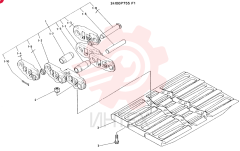 INSTAL, CRAWLER TRACK, CONSISTS OF ITEM, Serial Range: 1-4