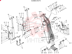 BOOM ASSY, CONSISTS OF REF 3 TO 64
