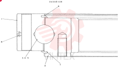 Схема (K935) - EXCAVATOR BTW L70106 - L70166, LU0067 (1/76-12/03) 2425U126