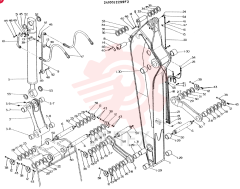 ARM ASSY, CONSISTS OF REF 1  TO 55