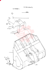 BUCKET ASSY FOR LODING 3.2M3