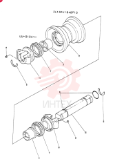Схема (K935) - EXCAVATOR SUPPLEMENT ASN LU00154 (1/76-12/03) 24100J1848F10