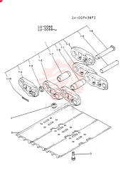 Схема (K935) - EXCAVATOR SUPPLEMENT ASN LU00154 (1/76-12/03) 24100P438F2